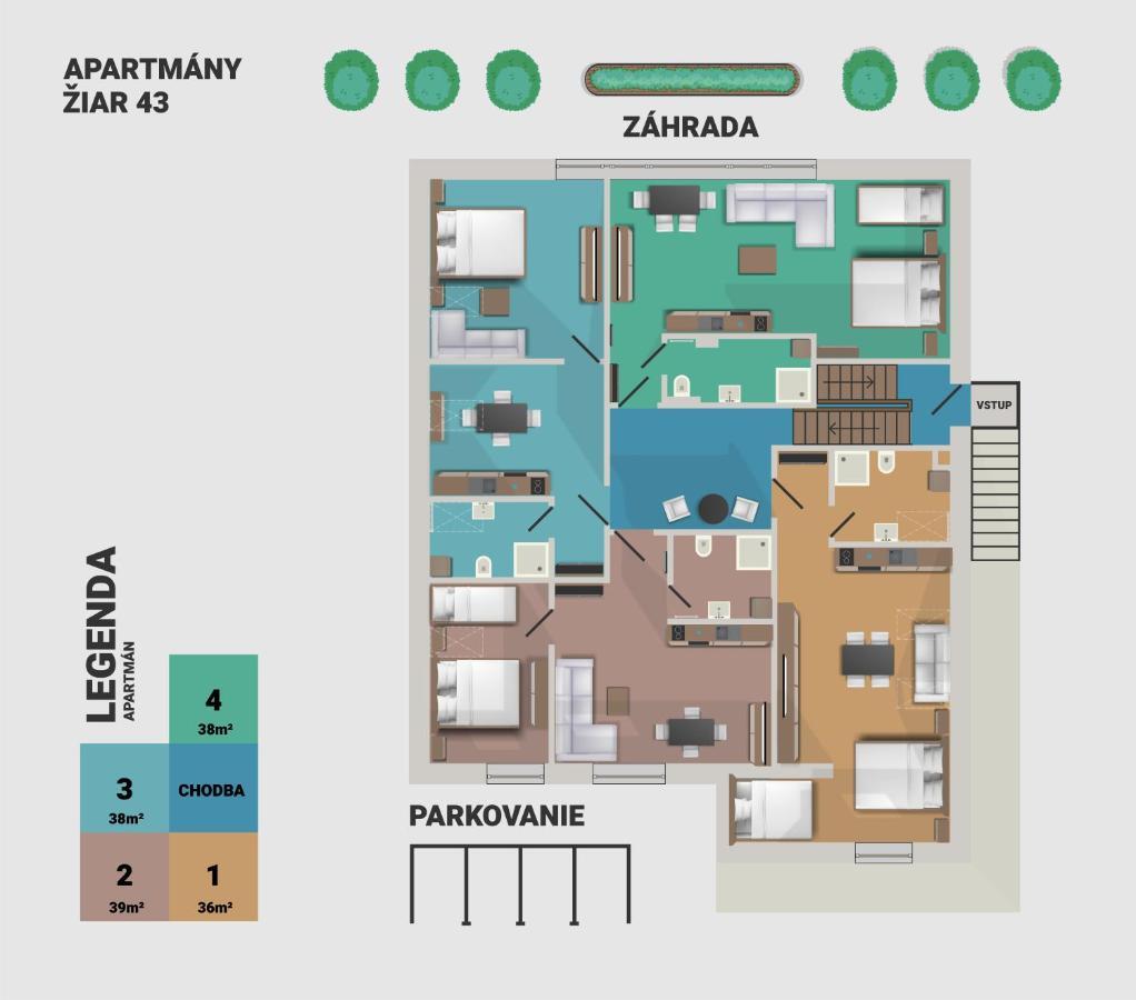 Ziar Apartmany 43 Exterior photo